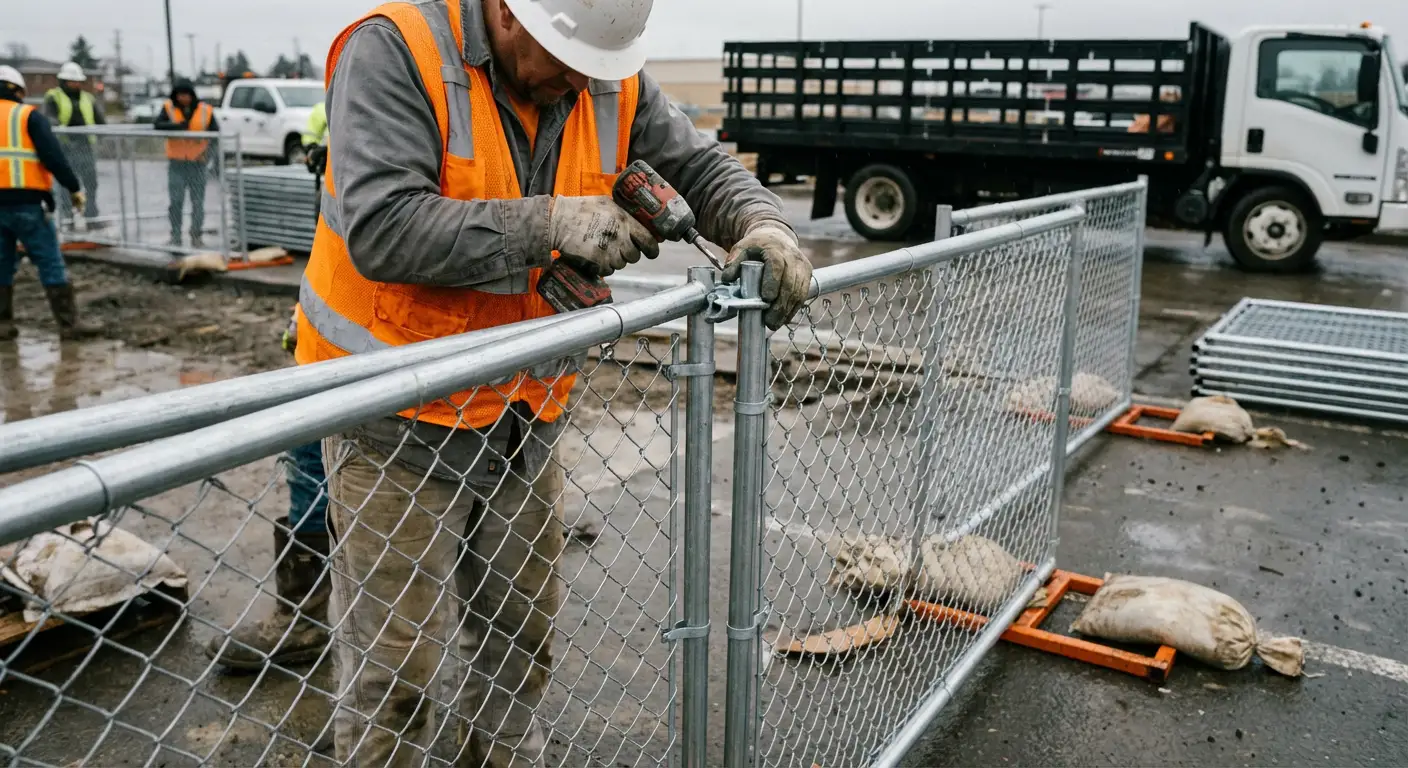 Physical security fencing for site investigation in Fairfield, CT