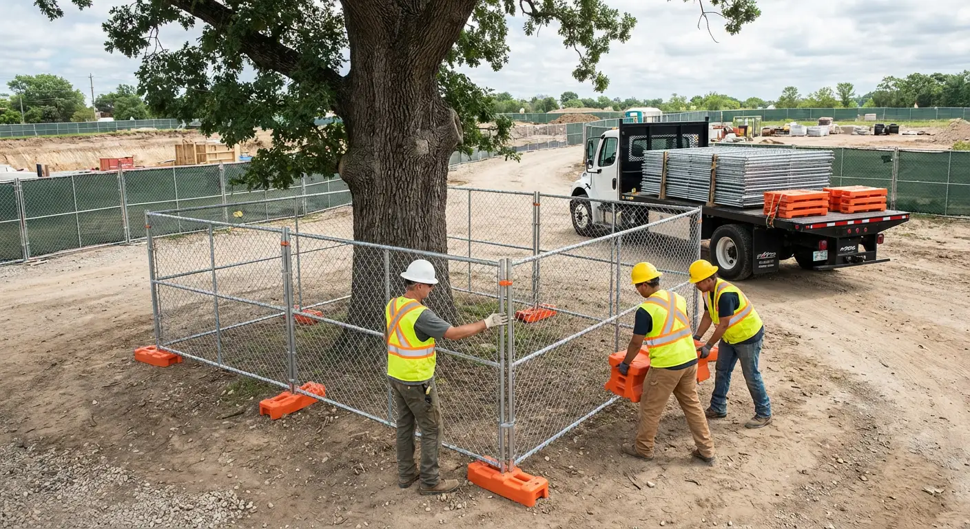 Temporary gate rental and secure perimeter fencing in Fairfield, CT