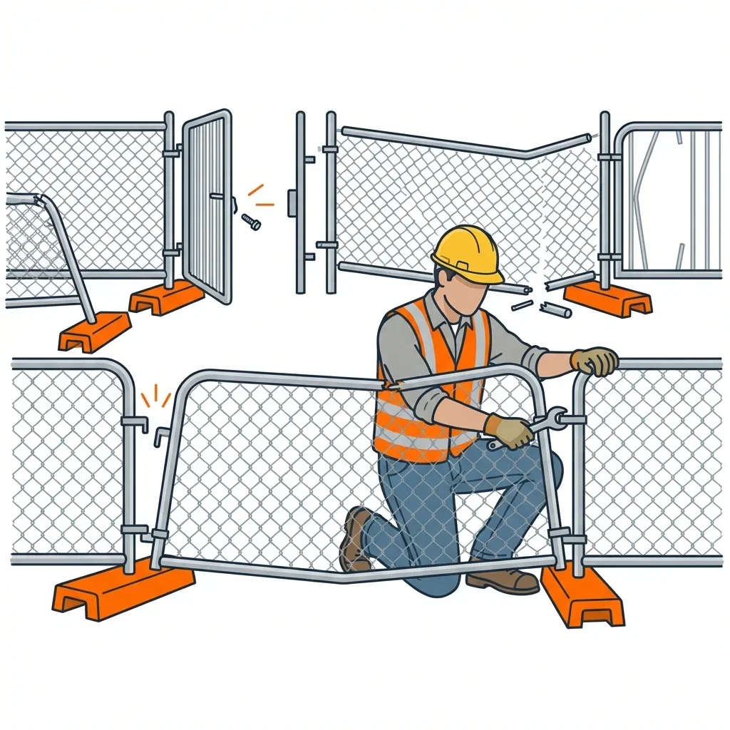 Diagram showing crowd control failure points and safety zones in Fairfield, CT